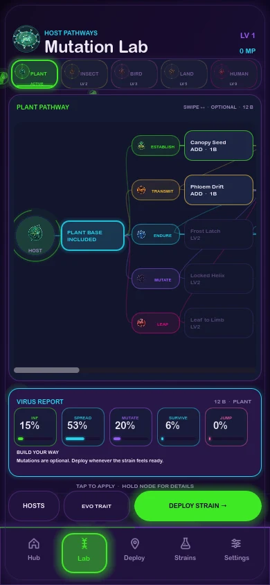 PATHOGENEER: Evolution Game screenshot